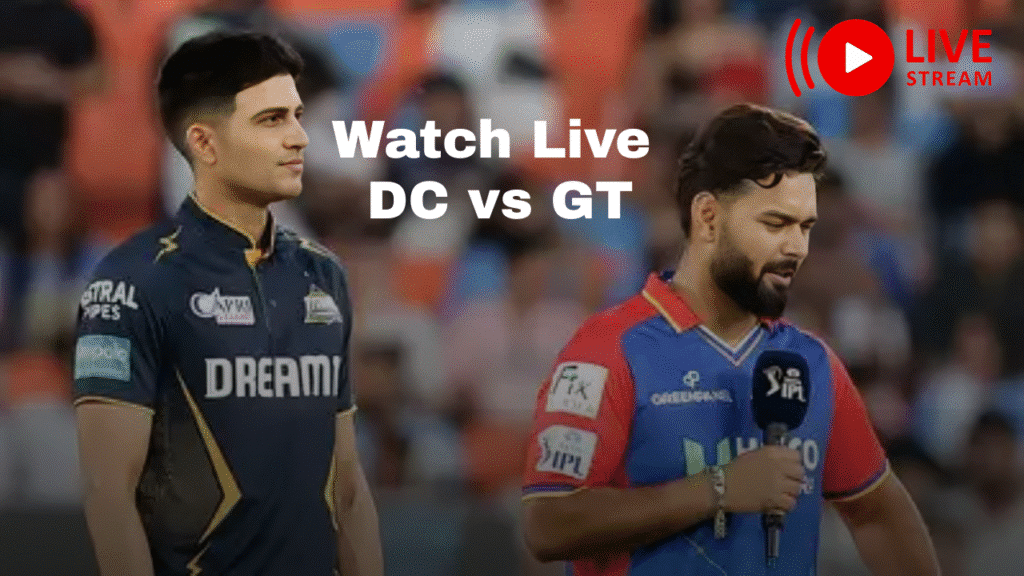 where to watch Delhi Capitals vs Gujarat Titans