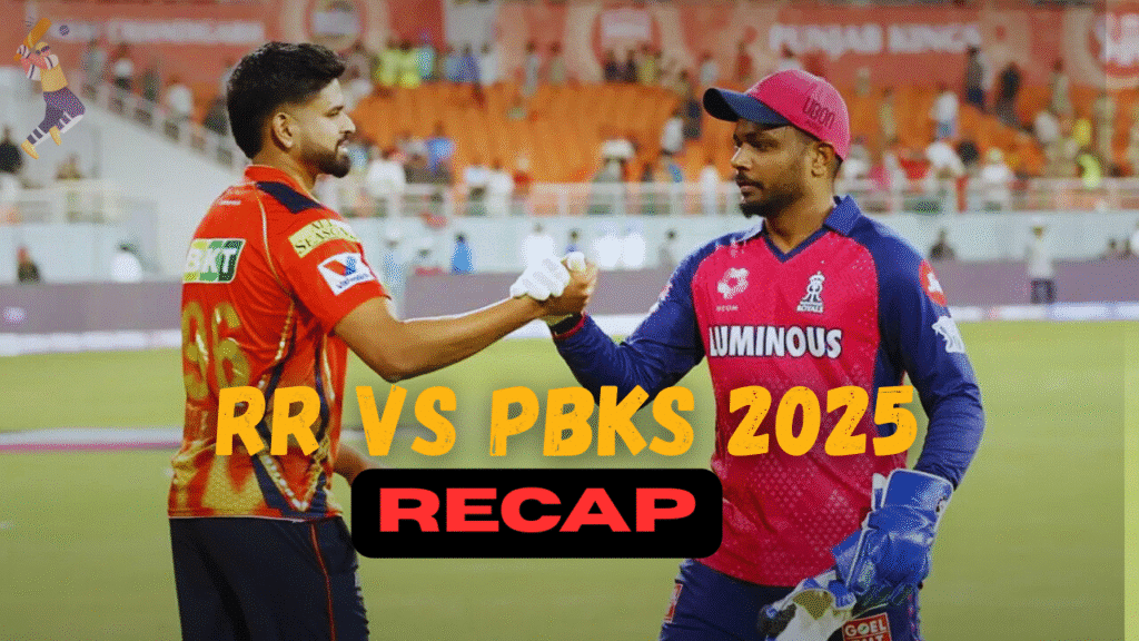 RR vs PBKS 2025