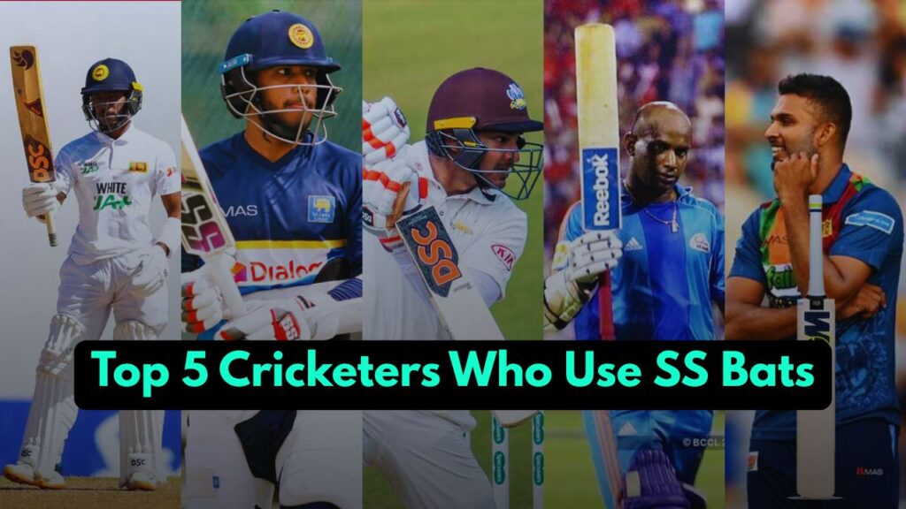 top 5 cricketers who use SS bats