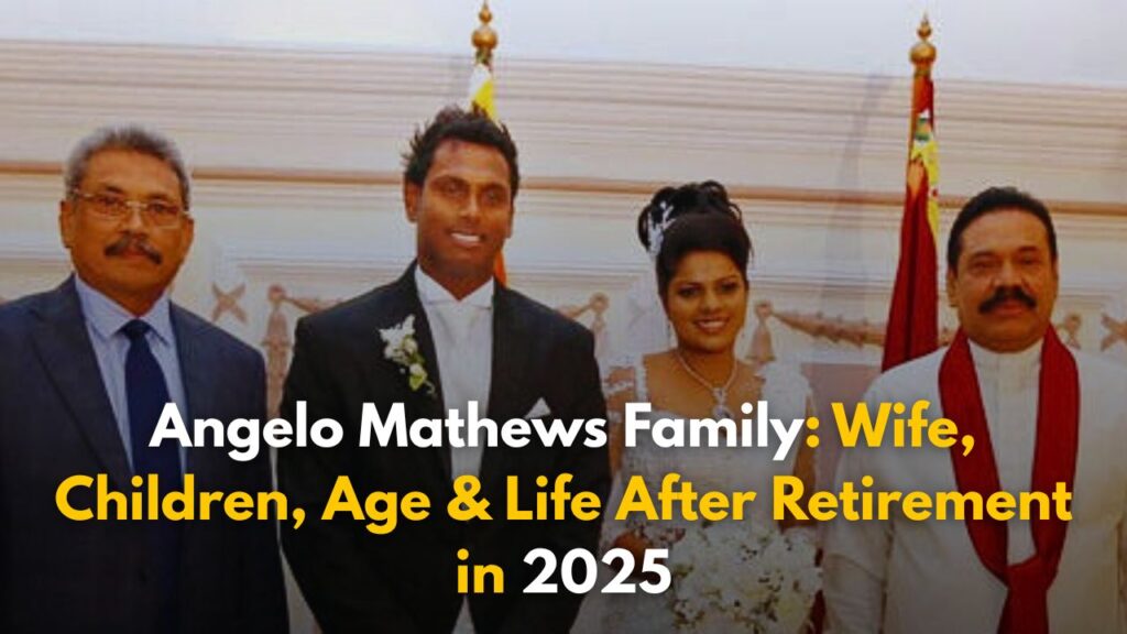 Angelo Mathews Family