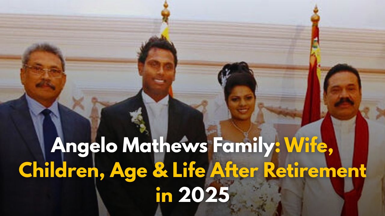 Angelo Mathews Family