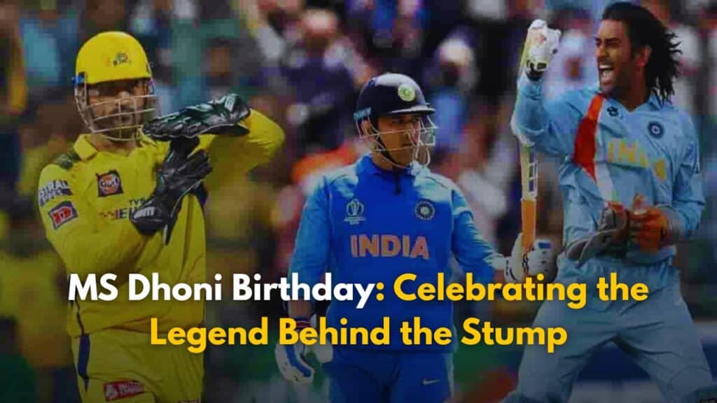 MS Dhoni Birthday