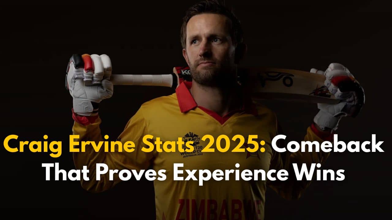 craig ervine stats