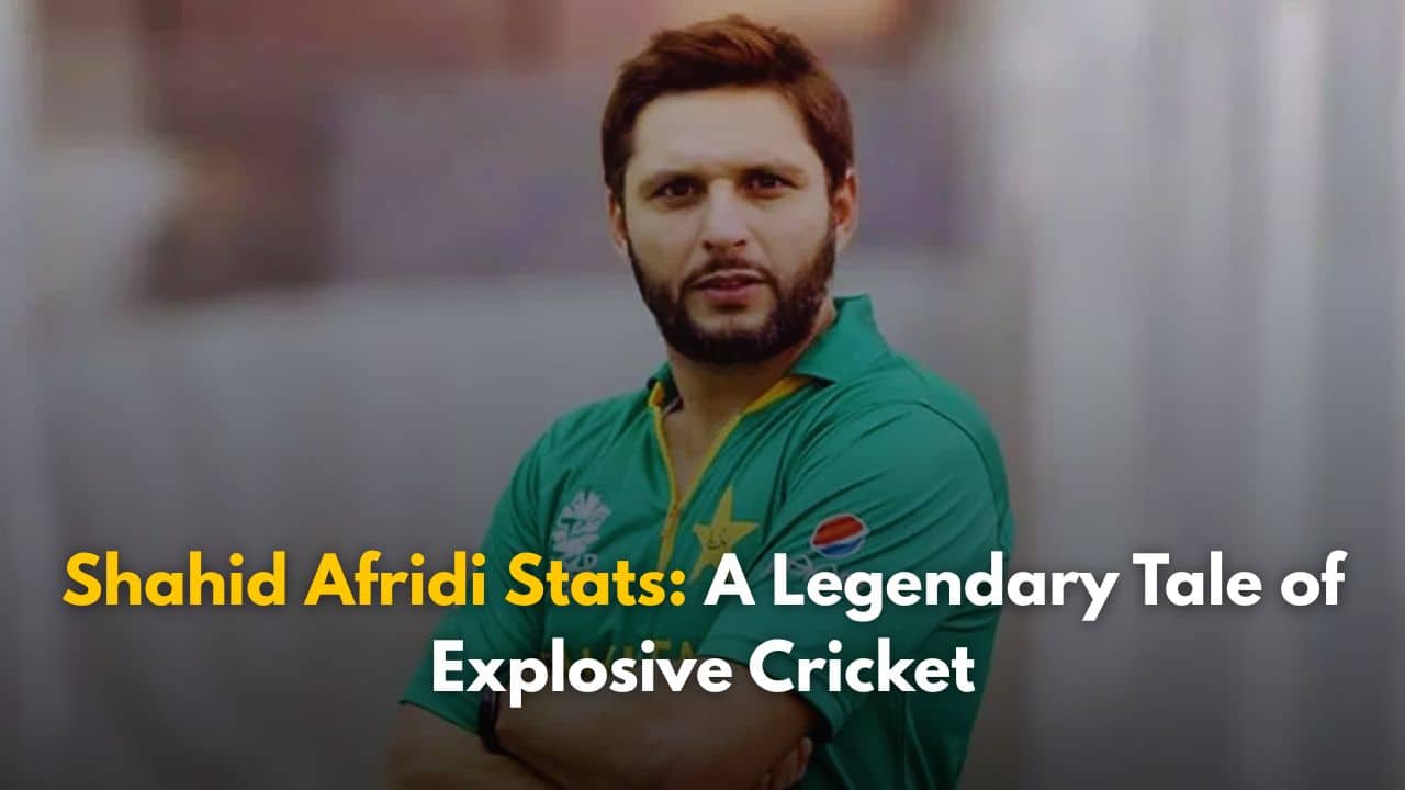 shahid afridi stats
